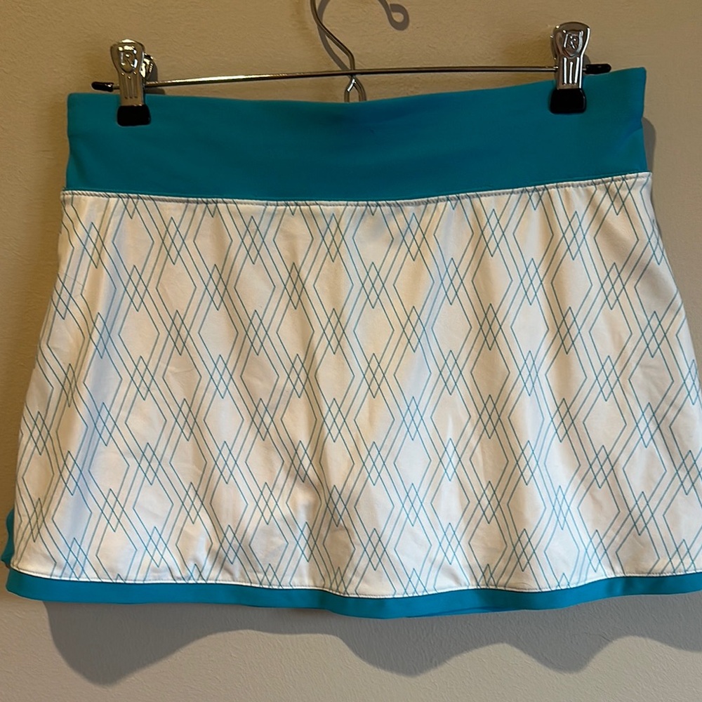Nike Blue and Green Women's Top and Skirt Set - Picture 5 of 6